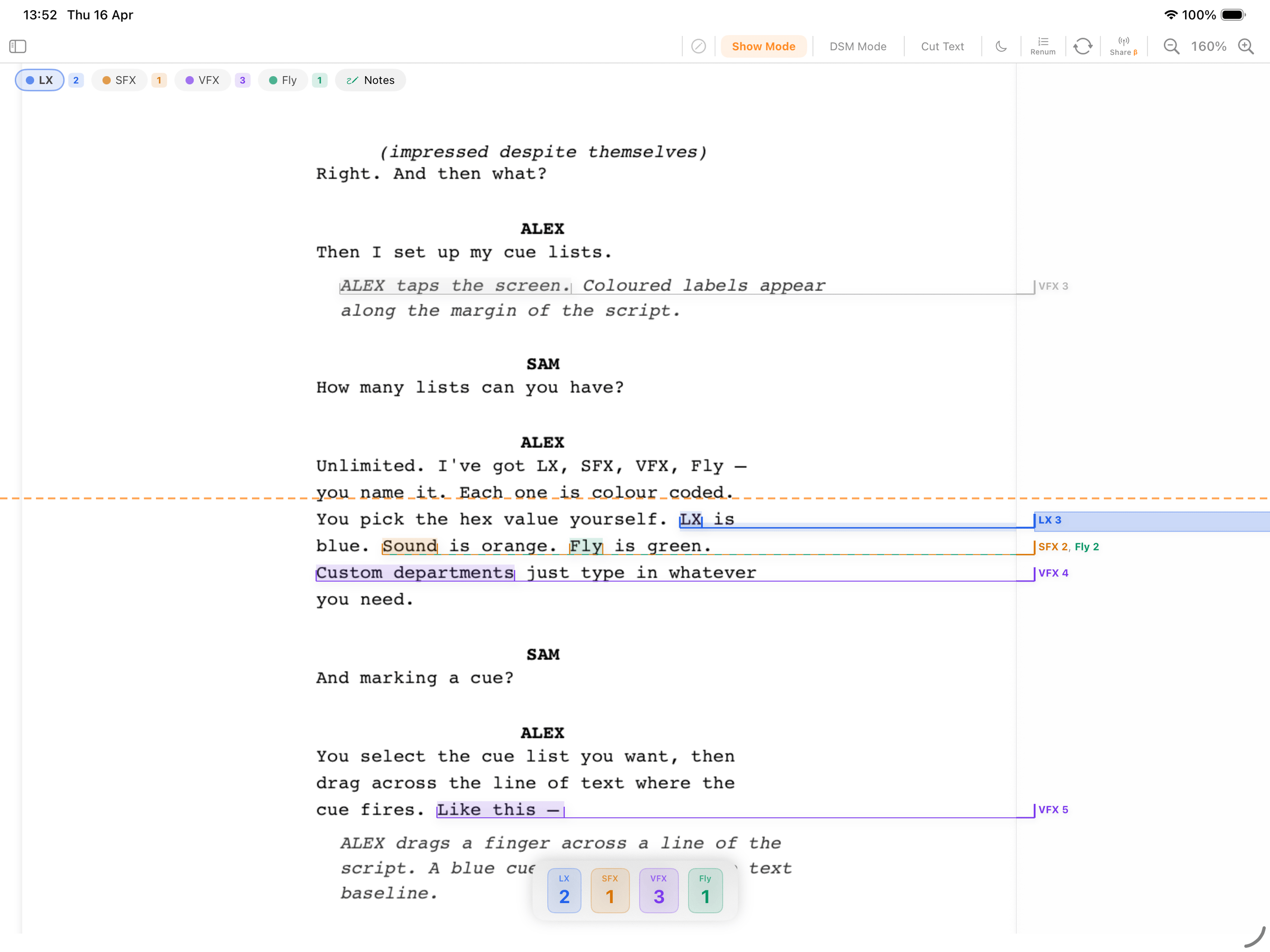 iPad – Show Mode