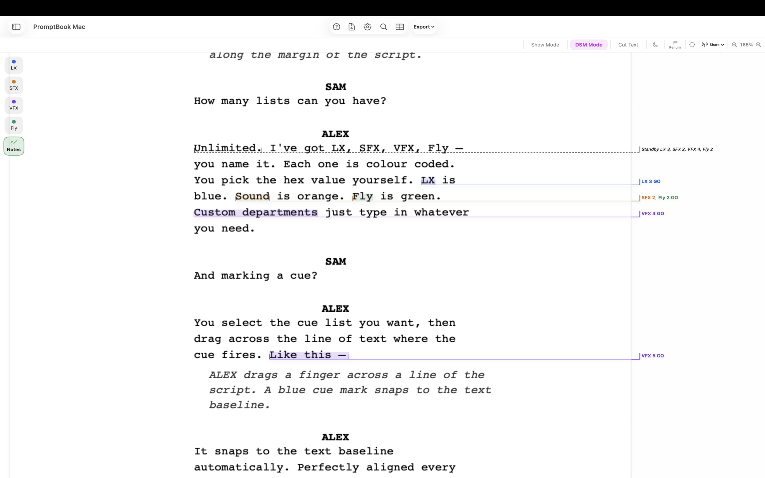 Mac – DSM Mode
