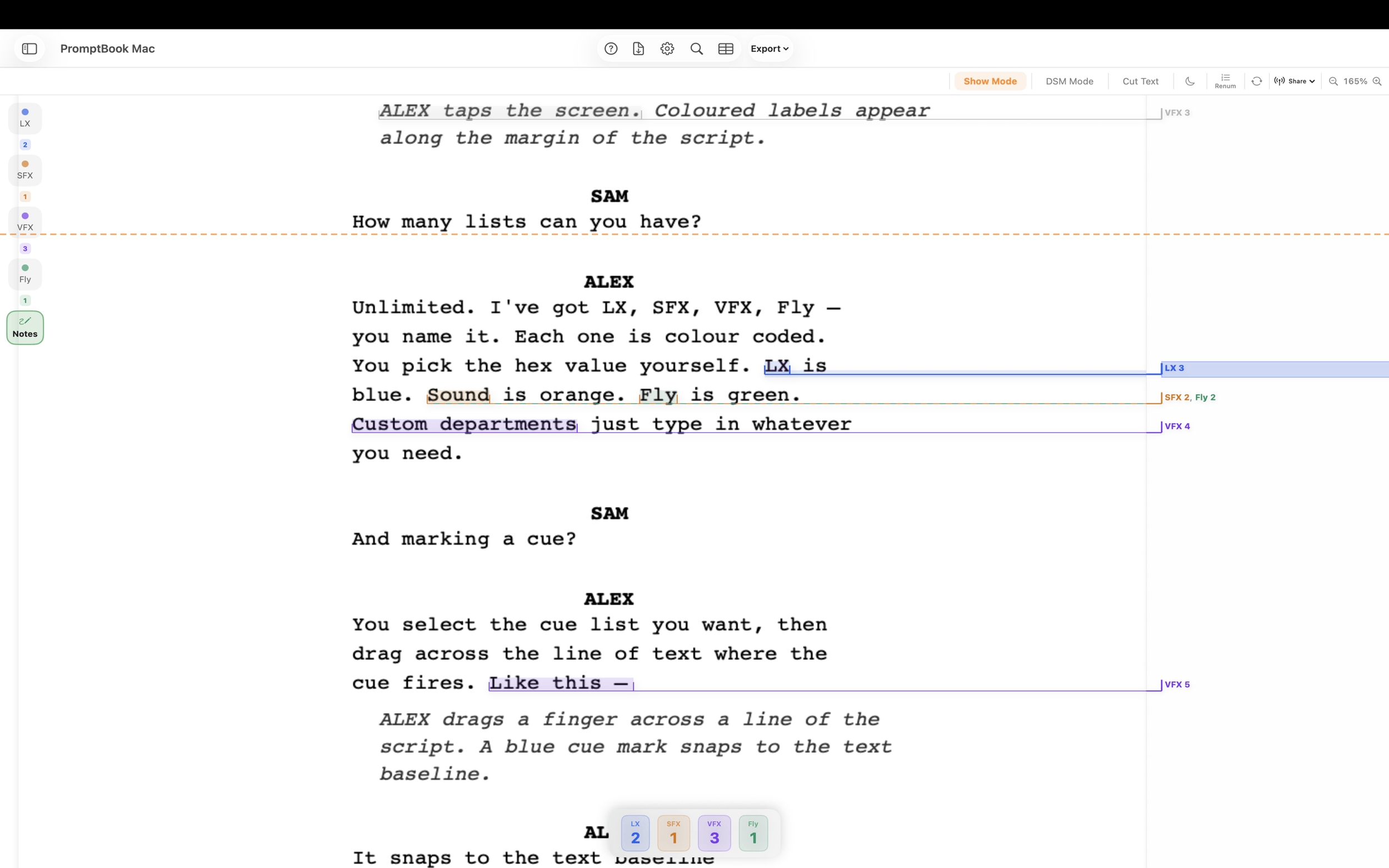 Mac – Show Mode